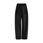 Schwarze Lyocell-Freizeithose