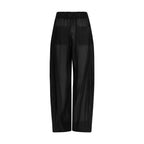 Schwarze Lyocell-Freizeithose