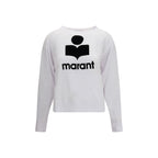 White Linen Sweatshirt