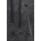 Black Cotton Sweatshirt