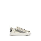 Sneaker mit Plateau aus goldfarbenem Kalbsleder Bos Taurus