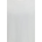 White Cotton Long Sleeve T-Shirt