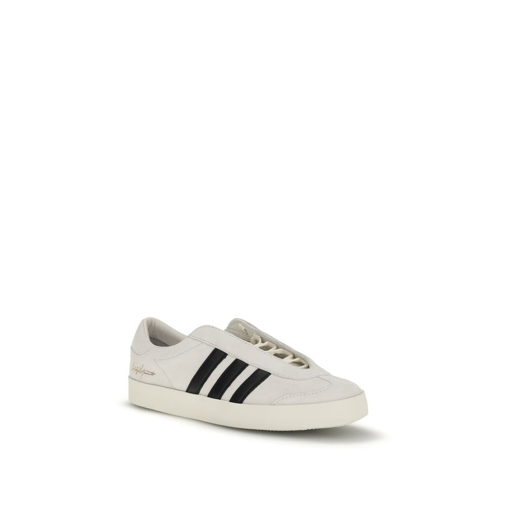 Beige Kalbsleder Bos Taurus Low Top Sneakers