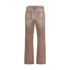 Multicolor Cotton Bootcut Jeans