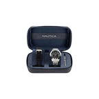Gray Stainless Steel Dress Watch