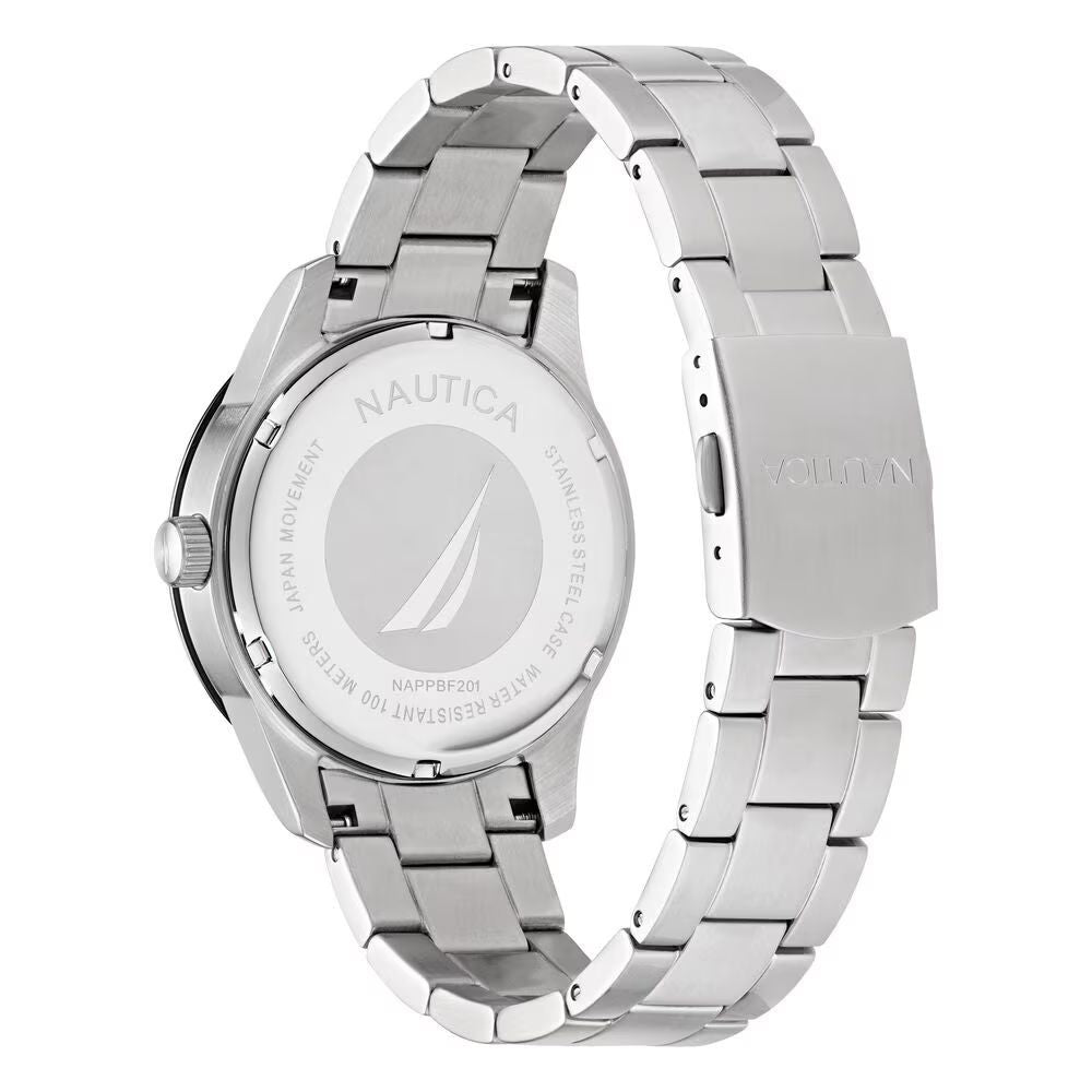 Graue Edelstahl-Kleideruhr