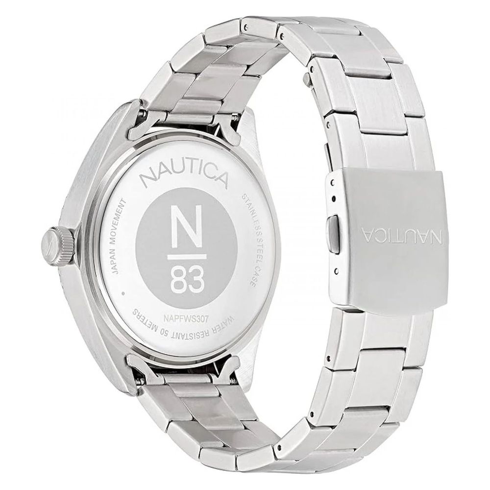 Graue Edelstahl-Kleideruhr