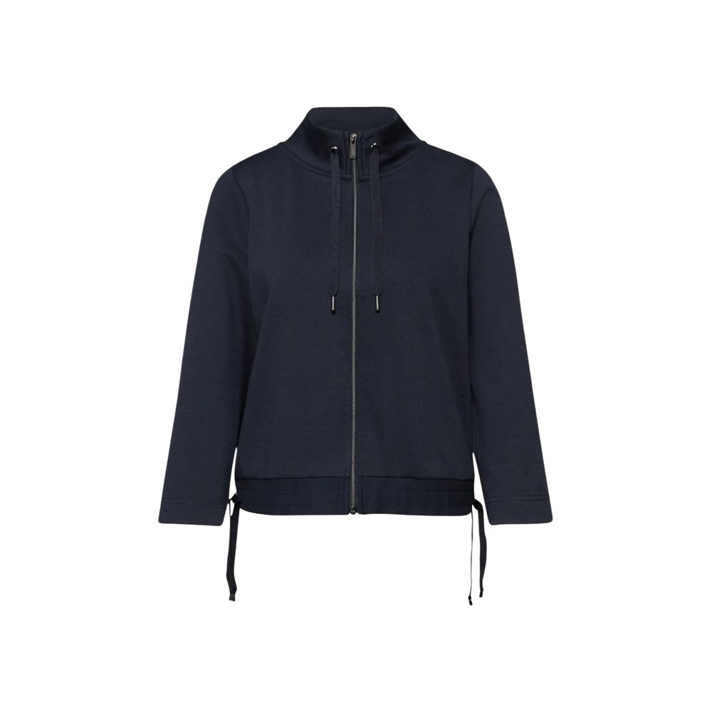 Felpa in poliestere blu