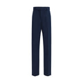 Chino-Hose aus blauer Baumwolle