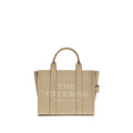 Borsa a mano in pelle di vitello beige Bos Taurus