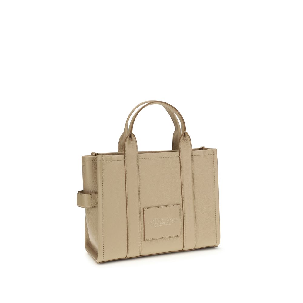 Borsa a mano in pelle di vitello beige Bos Taurus