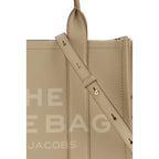 Borsa a mano in pelle di vitello beige Bos Taurus