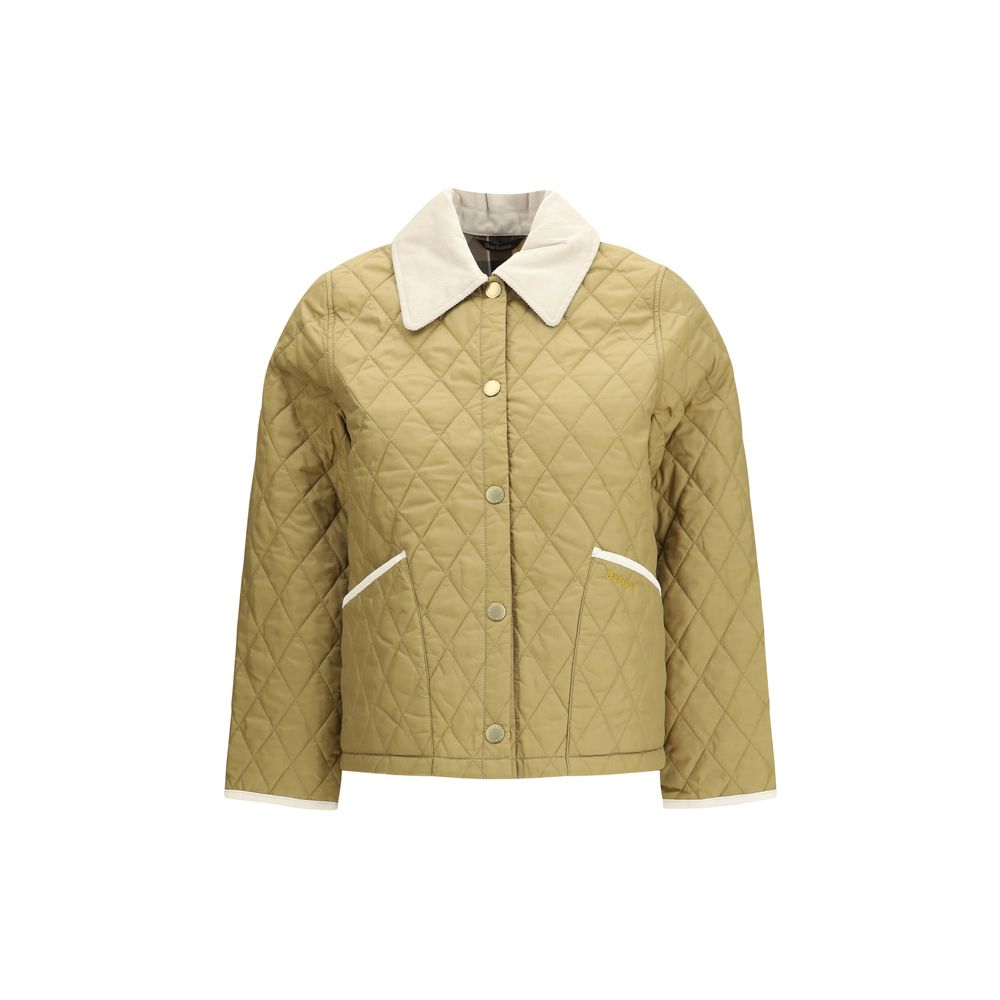 Beige Polyamidjacke