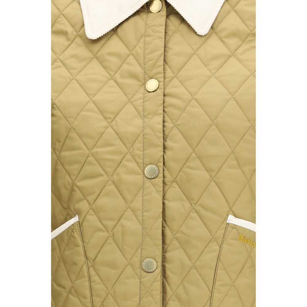 Beige Polyamidjacke