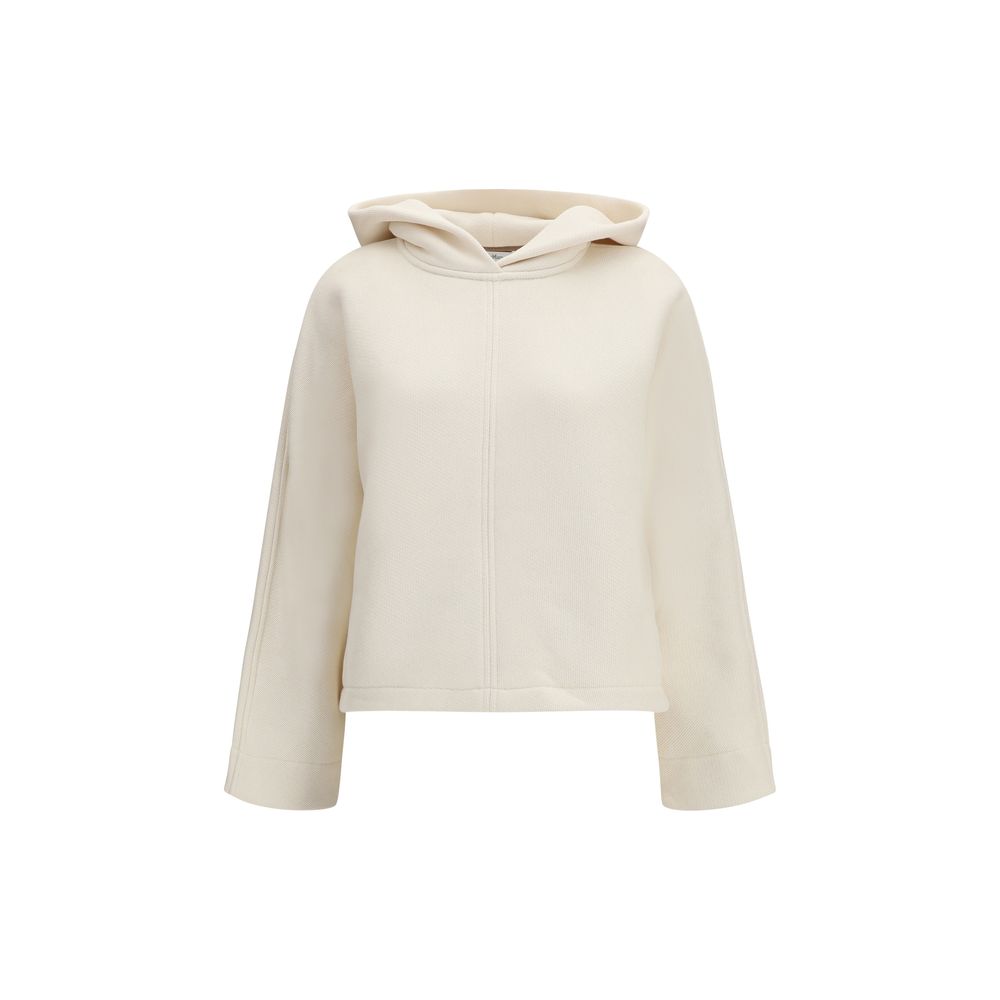 Beiges Baumwoll-Sweatshirt