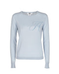 Blue Cashmere Sweatshirt