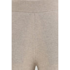 Beige Kaschmir-Freizeithose
