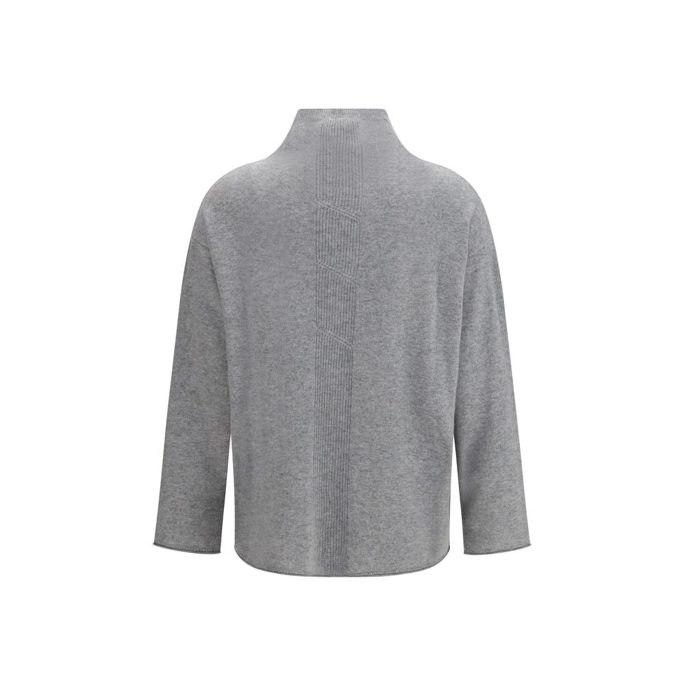 Kaschmirpullover in Grau