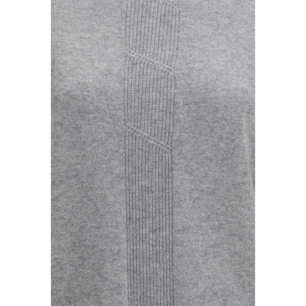 Kaschmirpullover in Grau