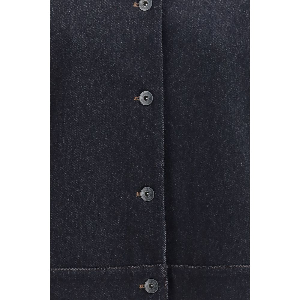 Jeansjacke aus blauem Denim