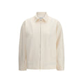 Beige Polyamide Shell Jacket