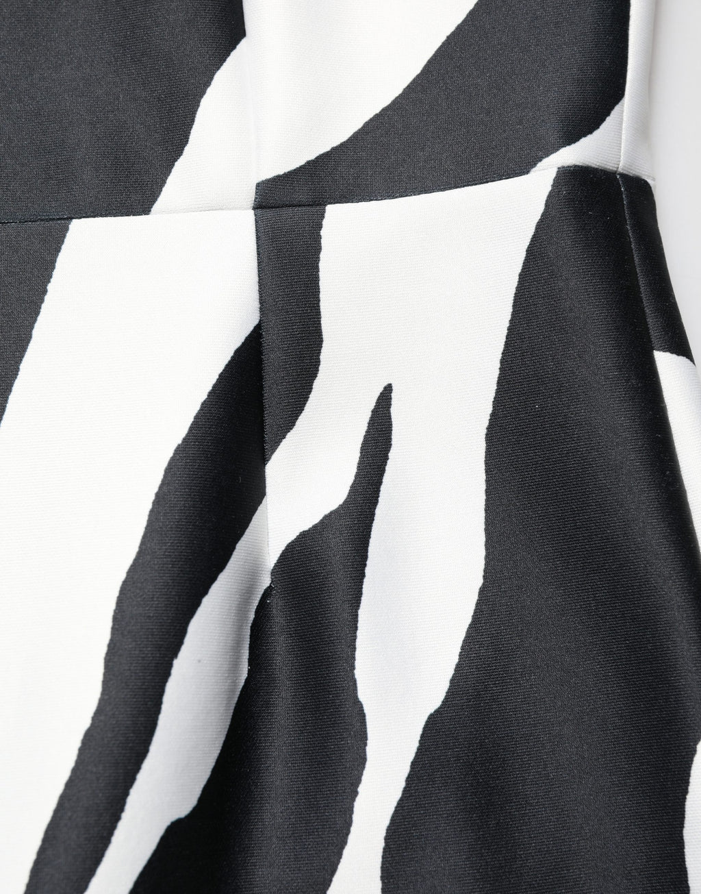 Schwarz Weiß Polyester Zebra-Muster Jumpsuit