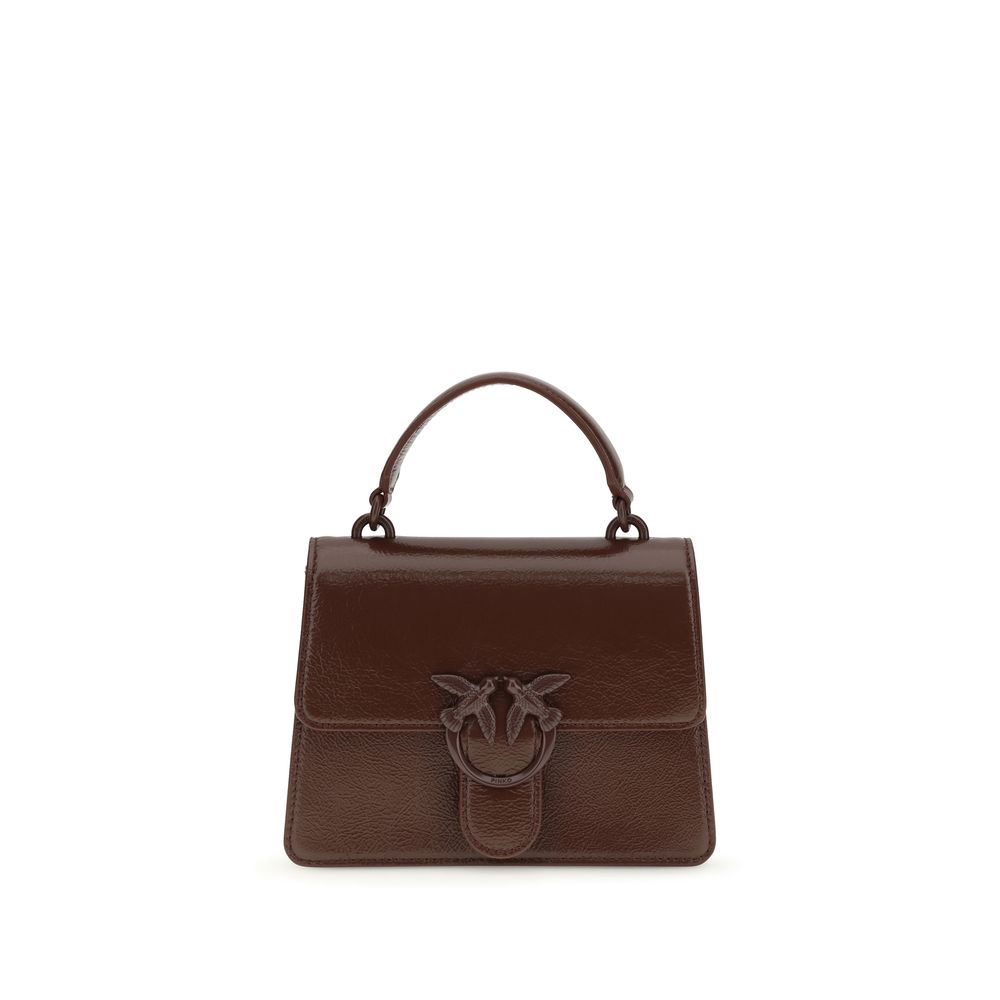Handtasche aus braunem Ziegenleder
