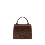 Handtasche aus braunem Ziegenleder
