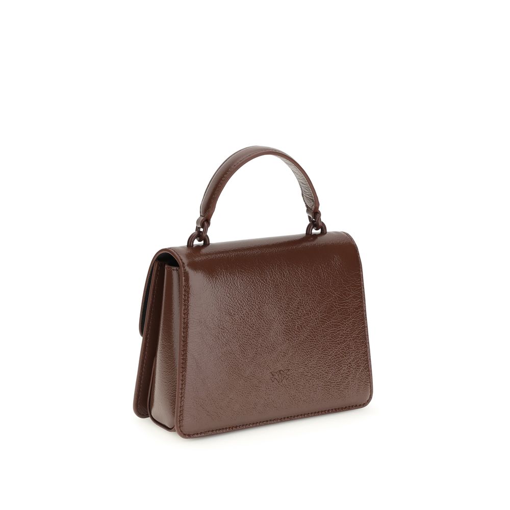 Handtasche aus braunem Ziegenleder