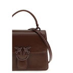 Handtasche aus braunem Ziegenleder