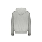 Grauer Kapuzenpullover aus Baumwolle