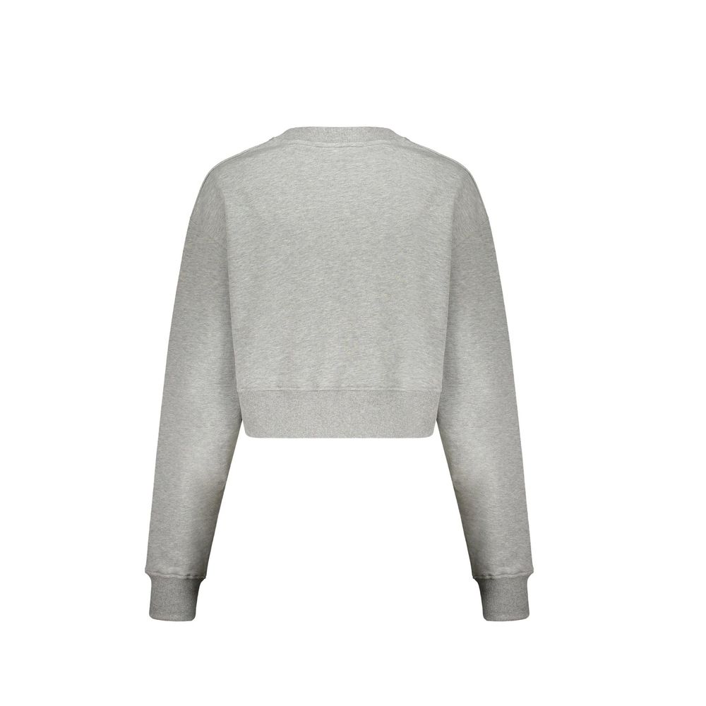 Graues Baumwoll-Sweatshirt