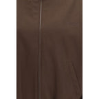 Brown Polyester Bomber