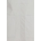 White Cotton Casual Dress