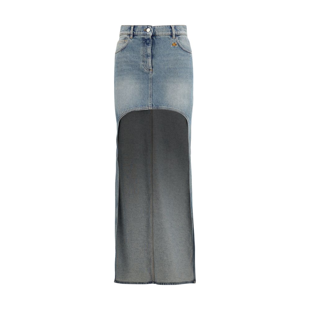 Blauer Jeansrock