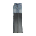 Blauer Jeansrock