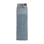 Blauer Jeansrock