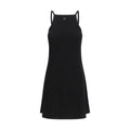 Schwarzes Freizeitkleid aus Viskose