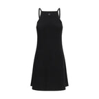 Schwarzes Freizeitkleid aus Viskose