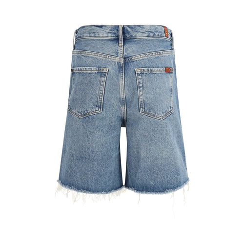 Pantaloncini Bermuda in cotone blu