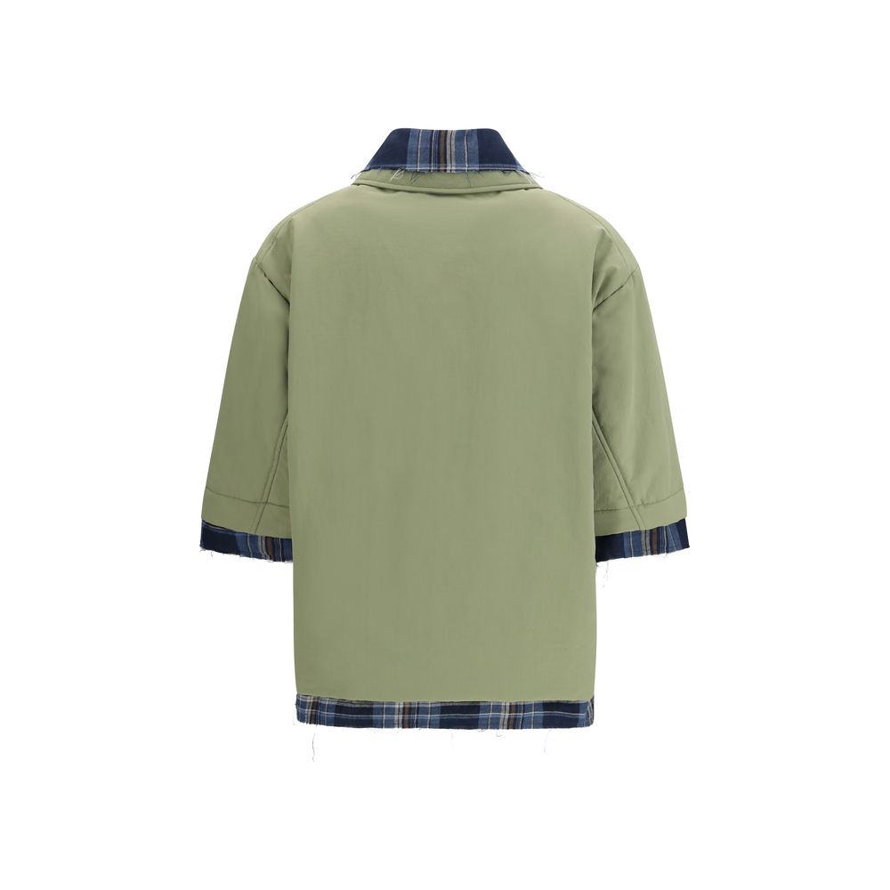 Bicolor-Polyamid-Jacke