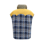 Blue Polyamide Sleeveless Jacket