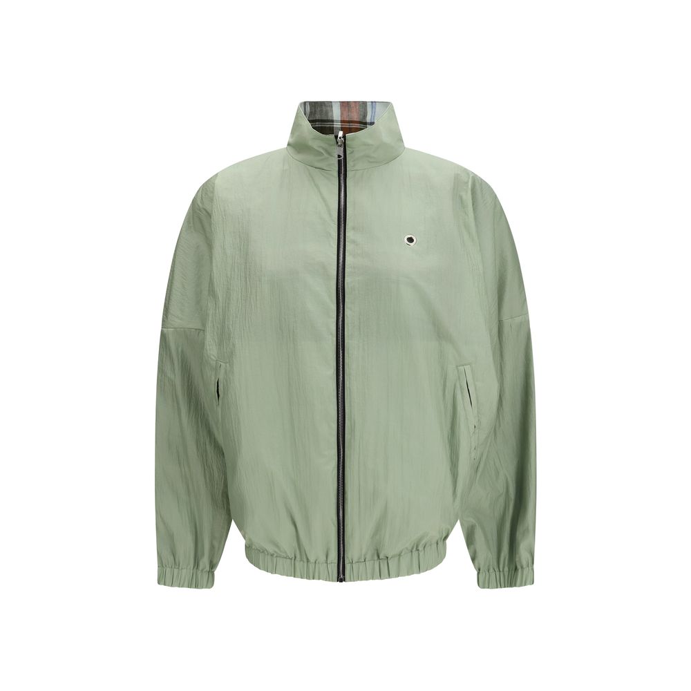 Bordeauxfarbene Shell-Jacke aus Polyamid