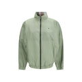 Bordeauxfarbene Shell-Jacke aus Polyamid