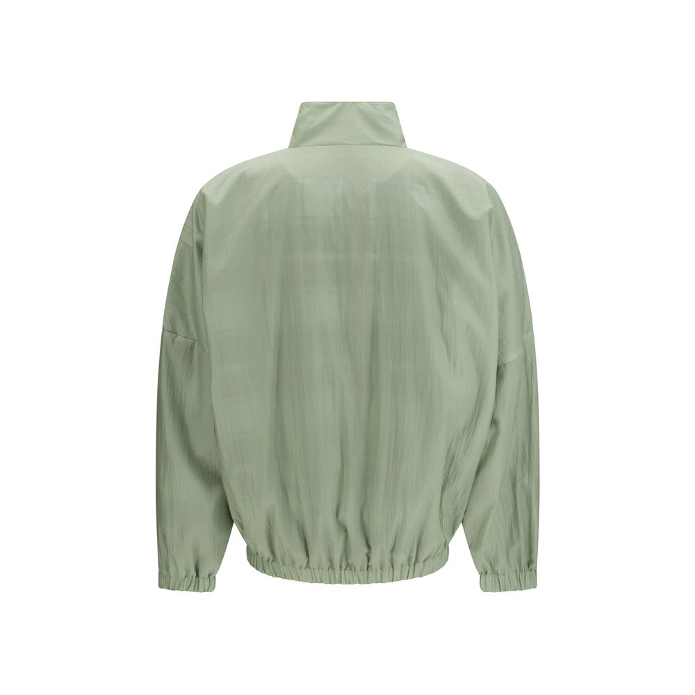 Bordeauxfarbene Shell-Jacke aus Polyamid
