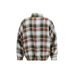 Bordeauxfarbene Shell-Jacke aus Polyamid