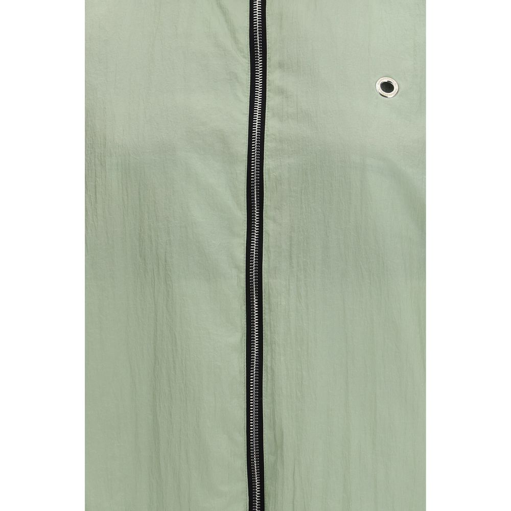 Bordeauxfarbene Shell-Jacke aus Polyamid