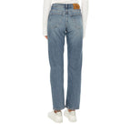 Blue Cotton Skinny Jeans