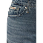 Blue Cotton Skinny Jeans