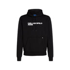 Black Cotton Hoodie